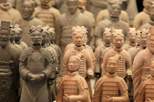 兵马俑、华清宫、大唐